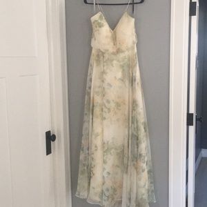 Beautiful spring colored Jenny Yoo dress